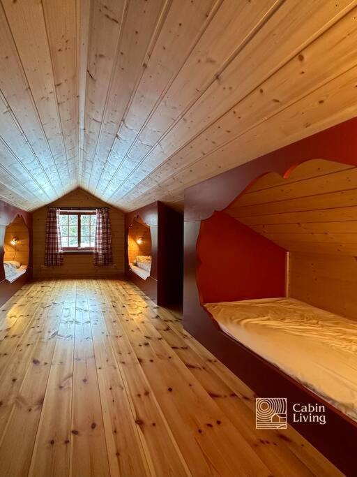 Large Cabin Sjusjoen Best View, Sauna, Ski Inout Eksteriør bilde