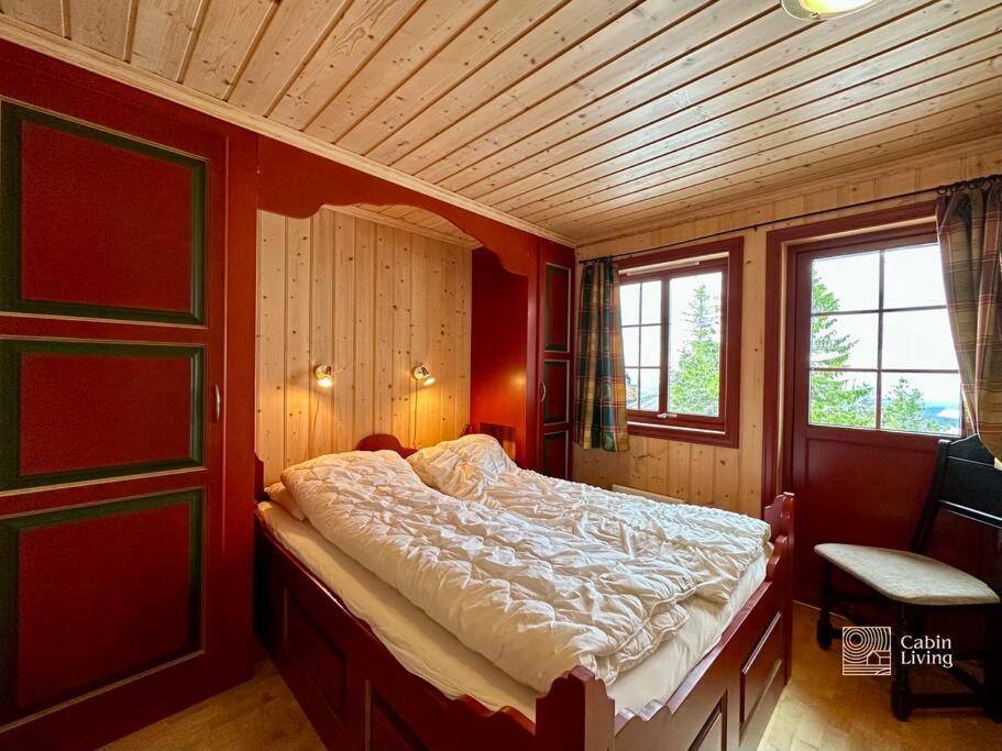 Large Cabin Sjusjoen Best View, Sauna, Ski Inout Eksteriør bilde